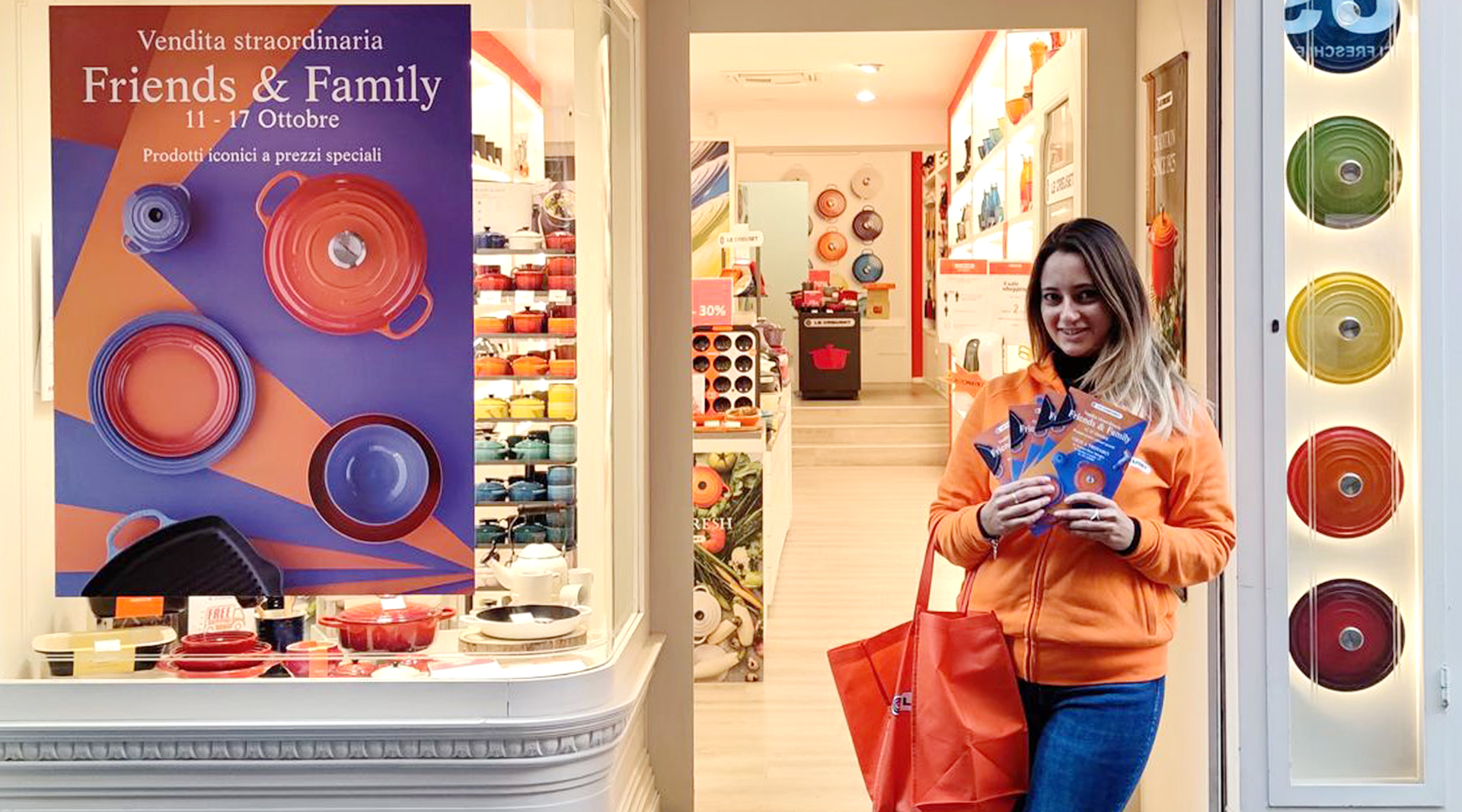 in store promotion le creuset