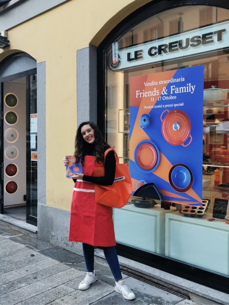 in store promotion le creuset